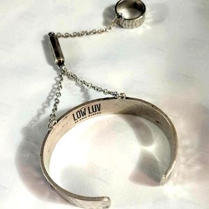 Low Luv by Erin Wasson ring chain cuff bracelet combo